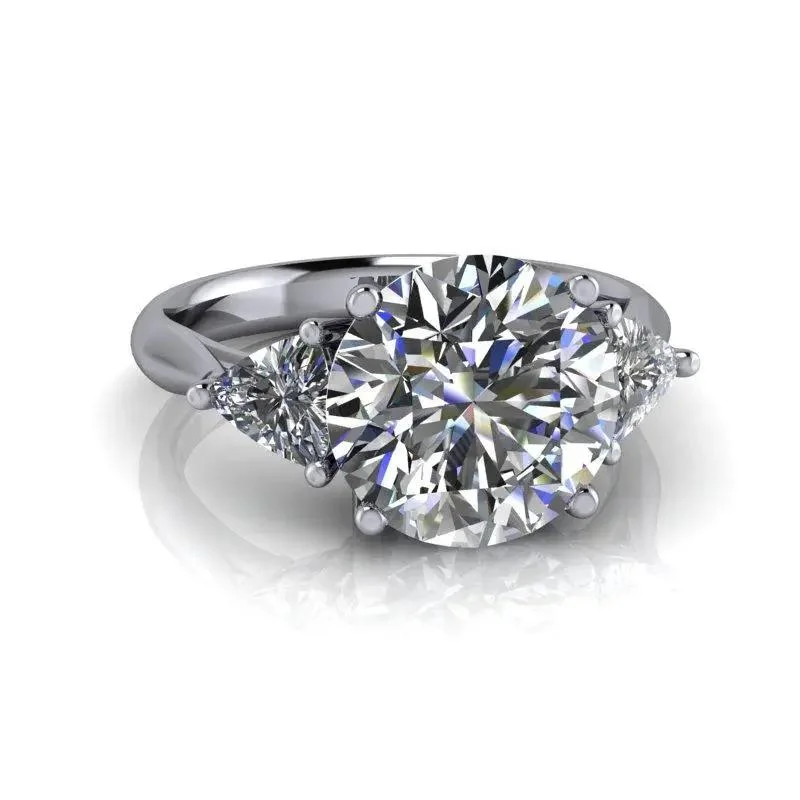 engagement rings with beautiful gemstones for women -Luna No. 1 Moissanite Ring