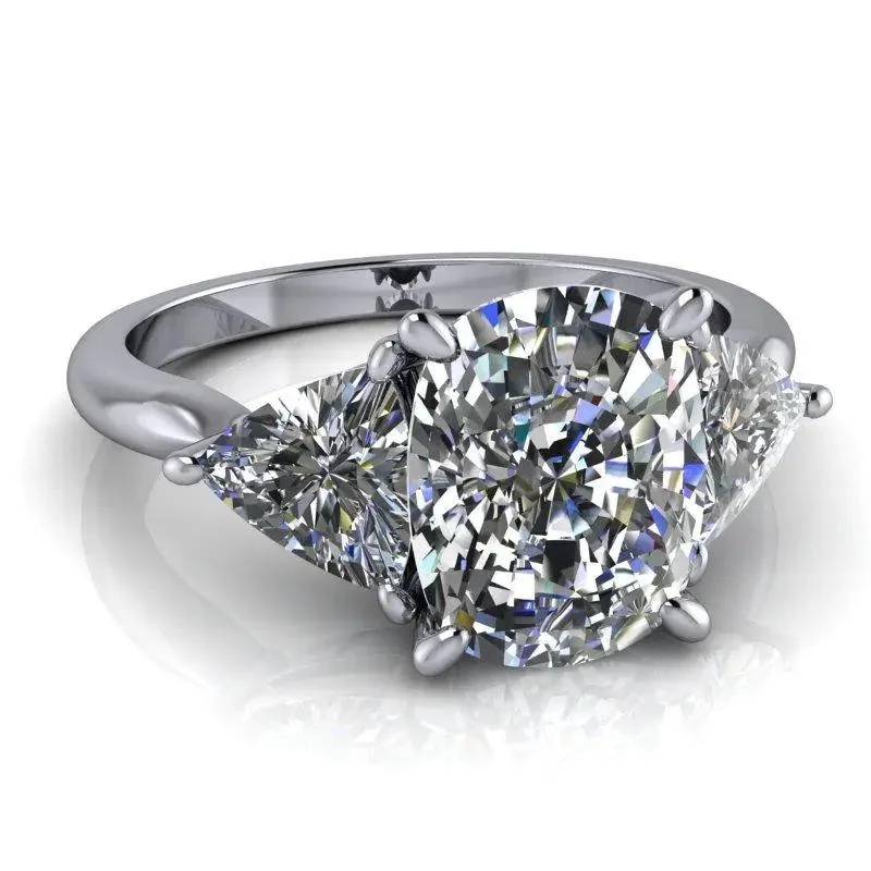 unique bridal engagement rings for women -Adia No. 3 Moissanite Ring