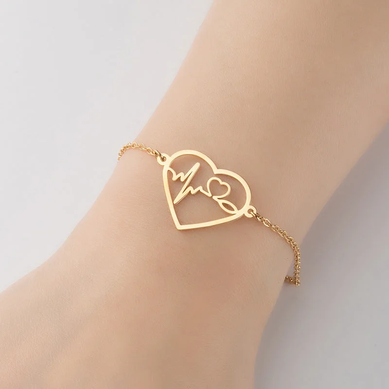 Heart ECG Gold