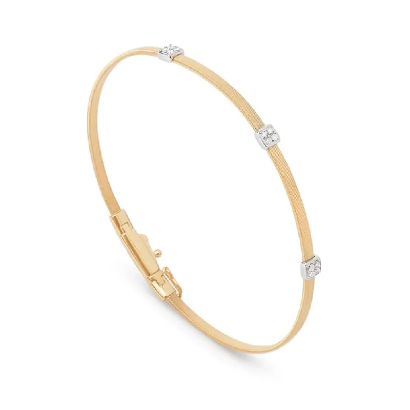 silver bracelets for women -MARCO BICEGO Masai Diamond Bracelet