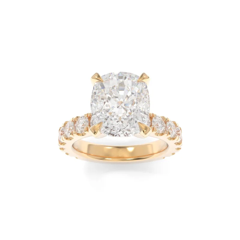 modern engagement rings for women -Simone Ring Elongated Cushion