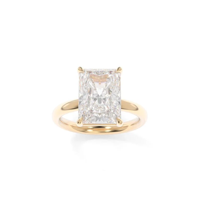 minimalist engagement rings for women -Sinclair Solitaire Radiant