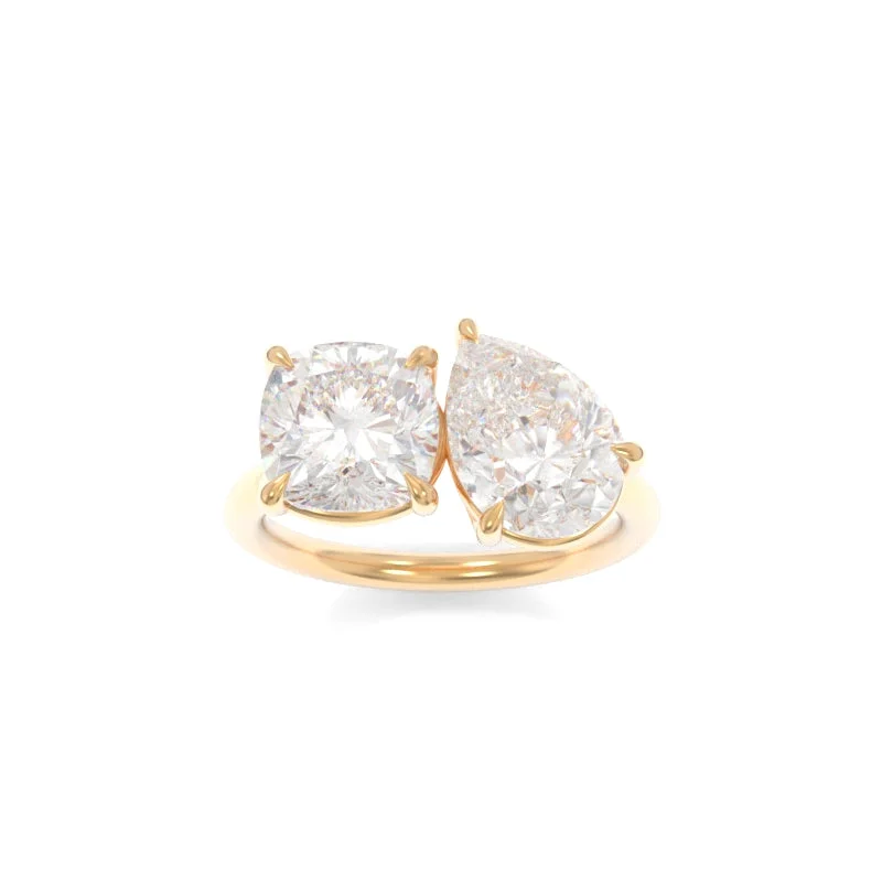 contemporary engagement rings for women -Valentina Ring Cushion