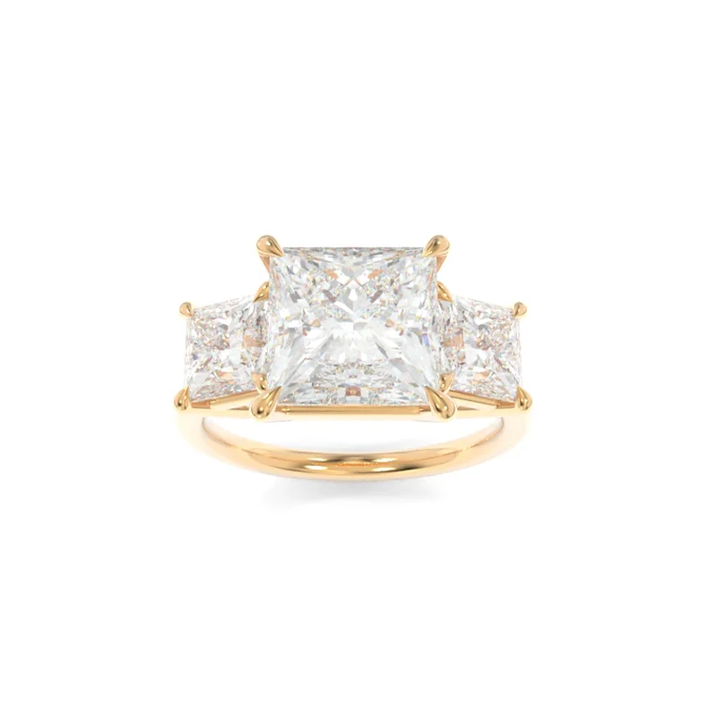 antique style engagement rings for women -Samantha Solitaire Princess